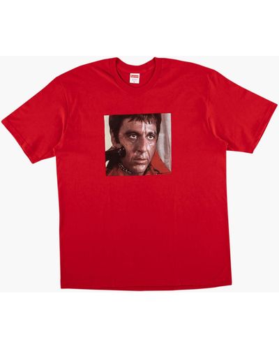 Supreme Scarface Shower T-shirt "fw 17" - Red