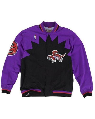 Mitchell & Ness Authentic Warm Up Jacket "nba Toronto Raptors 95-96" - Purple