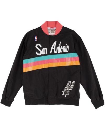 Mitchell & Ness Warm Up Jacket "nba San Antonio Spurs 94-95" - Black