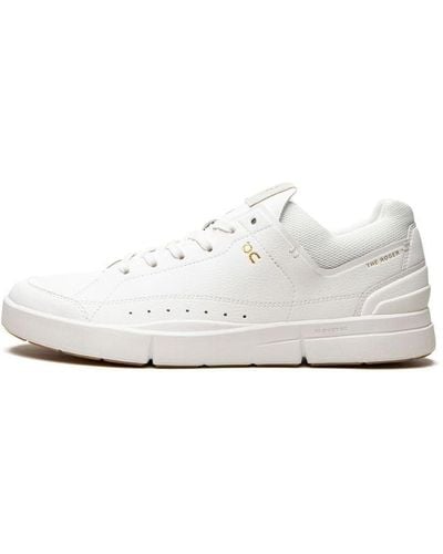 On Shoes The Roger Centre Court "white / Woodrose" Shoes - Black