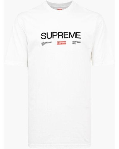 Supreme Est 1994 T-shirt "fw 21" - White