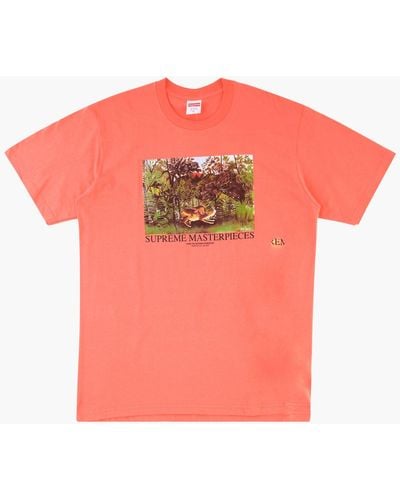 Supreme Masterpieces T-shirt "ss 20" - Orange