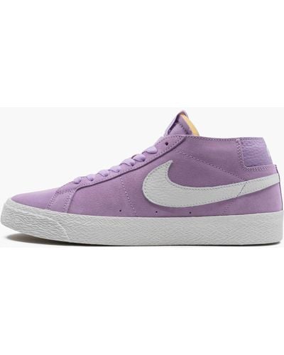 Nike Sb Zoom Blazer Chukka Shoes - Purple