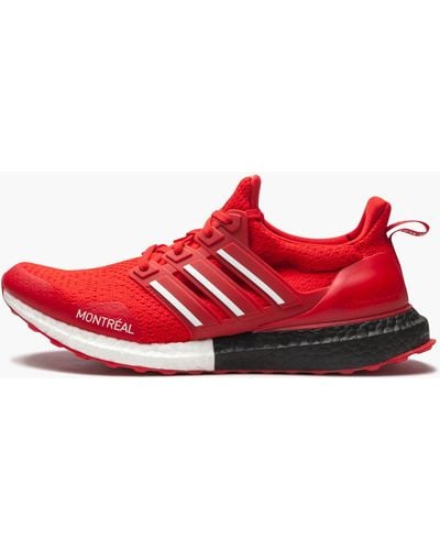 adidas Mens Ultraboost Running Sneakers Shoes - Red, Red/black/white, 6 Uk