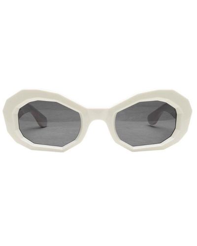 Amiri Honeycomb Sunglasses "white" - Black