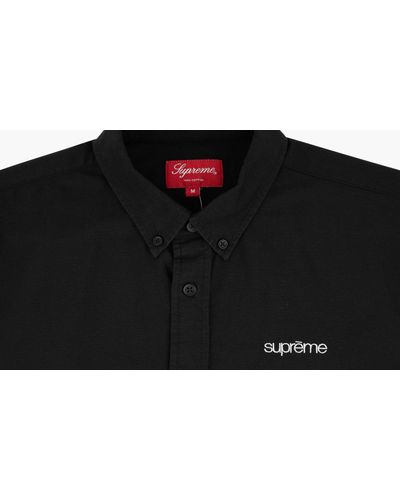 Supreme Oxford Shirt "ss 20" - Black