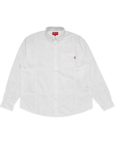 Supreme Patchwork Oxford Shirt "fw 20" - Black