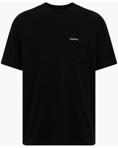 Supreme S/s Pocket T-shirt "fw 21" - Black