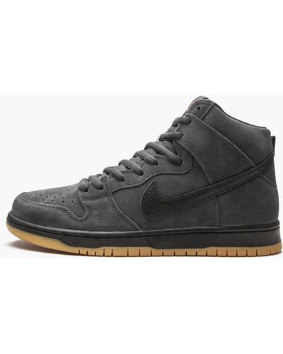 Nike Sb Dunk High Pro Iso "dark Smoke Grey" Shoes - Black