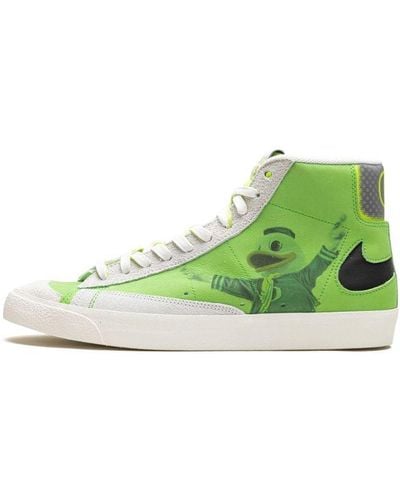 Nike Blazer Mid '77 "university Of Oregon Basketball" Shoes - Green