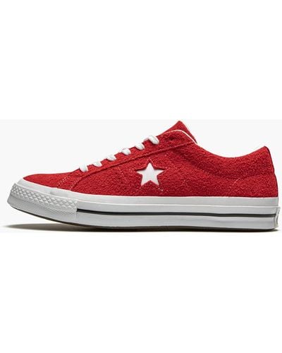 Converse One Star Ox Shoes - Red