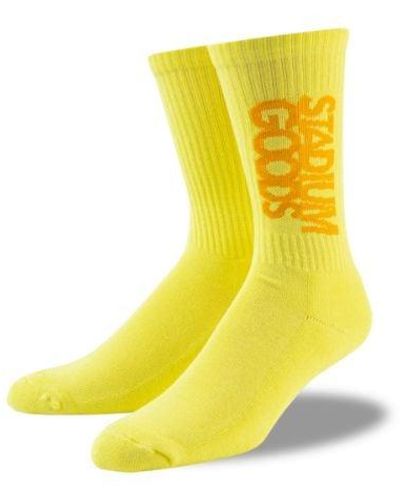 Stadium Goods Crew Sock "marmalade" - Yellow