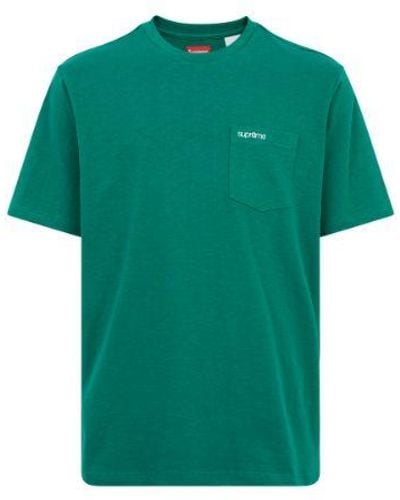 Supreme S/s Pocket T-shirt "fw 21" - Green