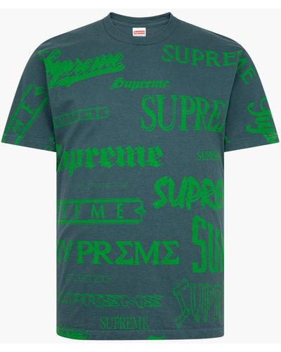 Supreme Multi Logo T-shirt "fw 20" - Green