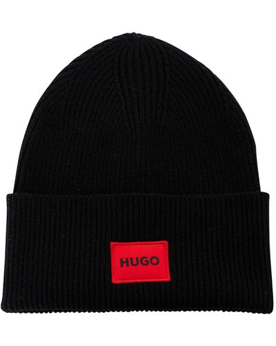 HUGO Xaff Beanie Hat - Black