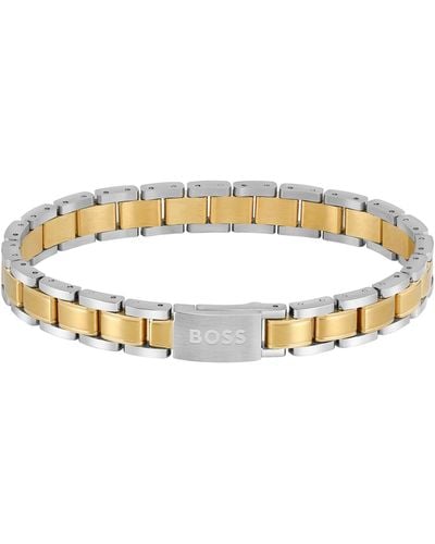 BOSS by HUGO BOSS Links Essentials Bracelet - Metallic