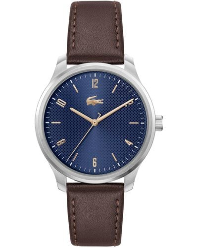 Lacoste Lisbon Leather Watch - Blue