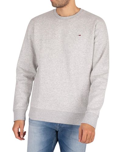 Tommy Hilfiger Regular Fleece Sweatshirt - Grey
