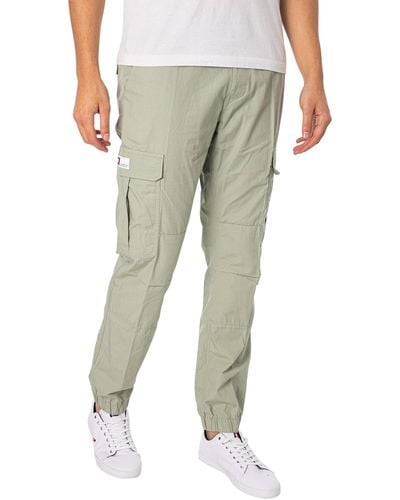 Tommy Hilfiger Relaxed Ethan Cargo Trousers - Green