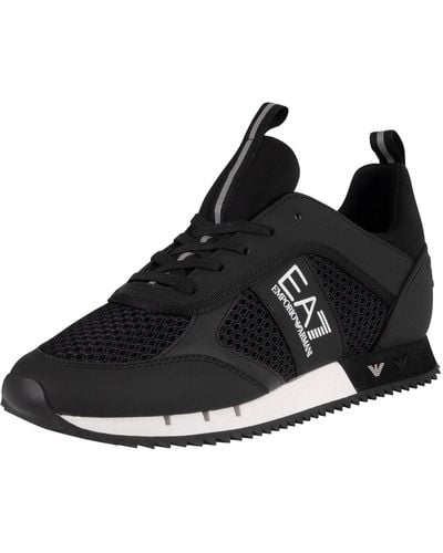 EA7 Woven Trainers - Black