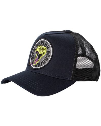 Replay Snake Mesh Cap - Blue