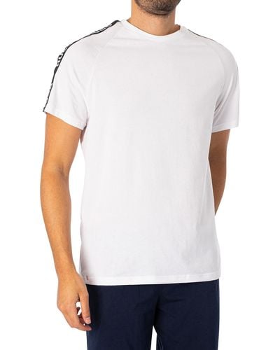 HUGO Lounge Sporty Logo T-shirt - White