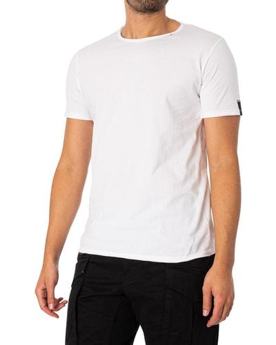 Replay T-shirt in White for Men | Lyst