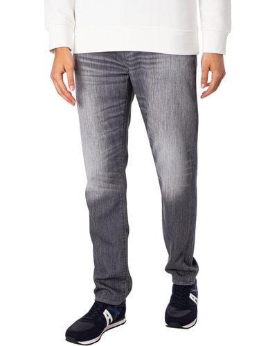 Armani Exchange Slim 5 Pocket Jeans - Gray