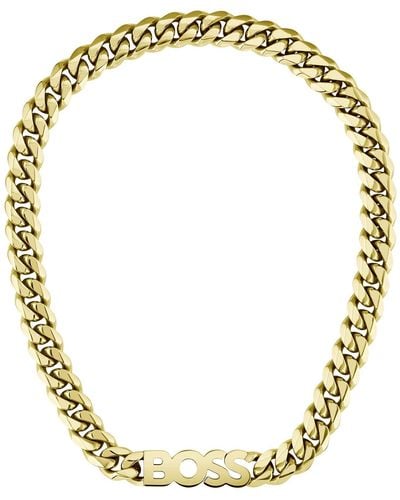 BOSS Kassy Chain Necklace - Metallic