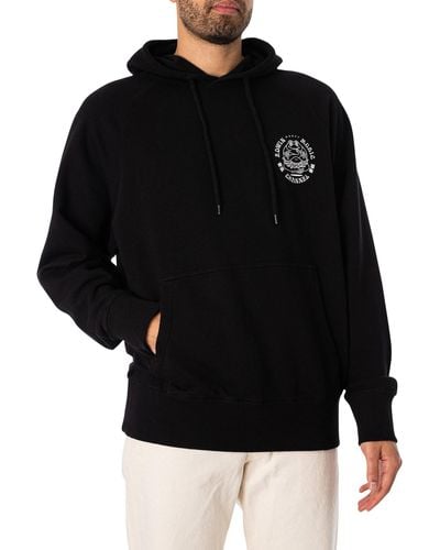 Edwin Music Channel Graphic Pullover Hoodie - Black