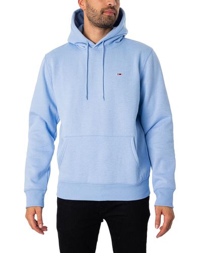 Tommy Hilfiger Tjm Regular Fleece Hoodie Hoodies - Blue