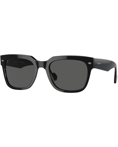 Vogue Vo5490s Squared Sunglasses - Black