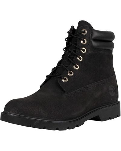 Timberland 6-inch Basic Leather Boots - Black
