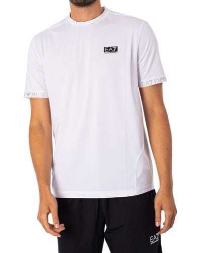 EA7 Ventus 7 Box Logo T-shirt - White