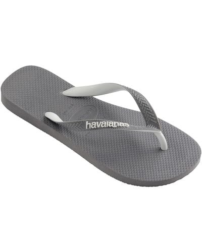 Gray Havaianas Sandals, slides and flip flops for Men | Lyst
