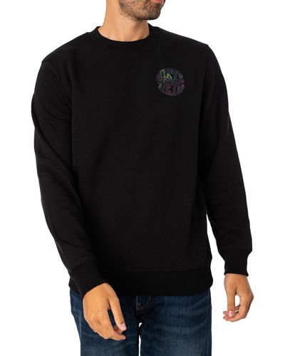 Hikerdelic High Minded Back Graphic Sweatshirt - Black