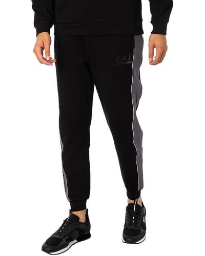 EA7 Side Brand Sweatpants - Black
