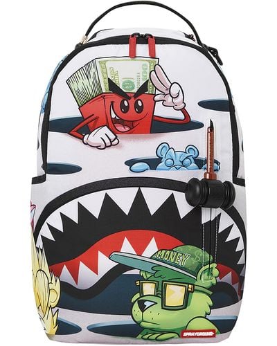 Sprayground Can't Catch Me Backpack - White