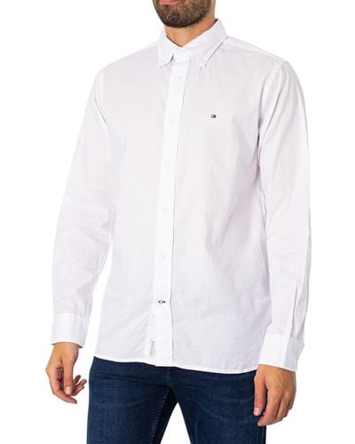 Tommy Hilfiger Core Flex Poplin Shirt - White