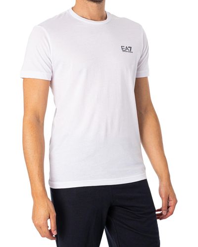 EA7 Chest Logo T-shirt - White
