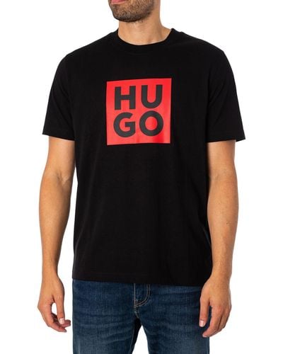 HUGO Daltor Graphic T-shirt - Red