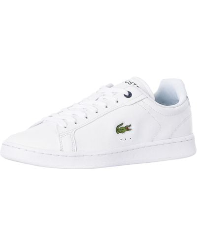 White Lacoste Sneakers for Men | Lyst