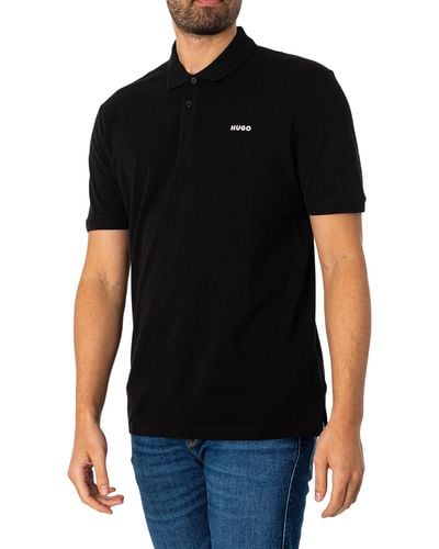 HUGO Donos222 Polo Shirt - Black
