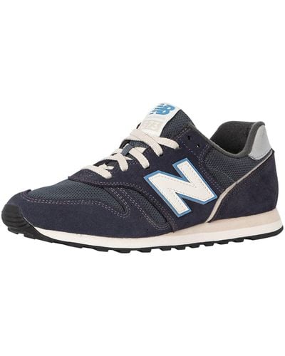 New Balance 373 Suede Trainers - Blue
