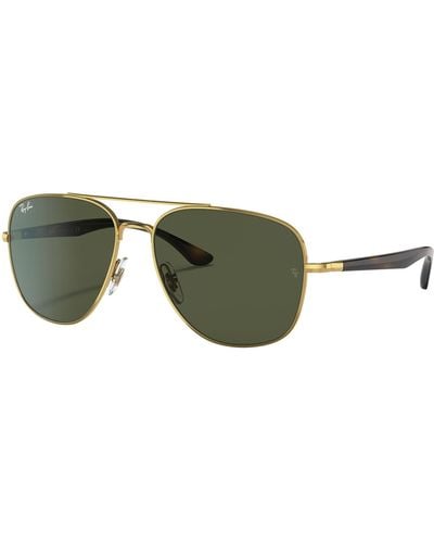 Ray-Ban Rb3683 Square Sunglasses - Green