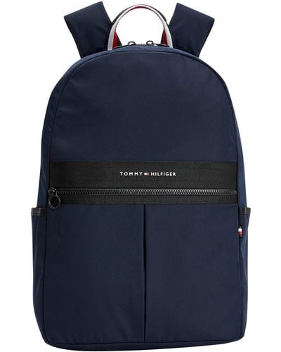 Tommy Hilfiger Horizon Logo Backpack - Blue