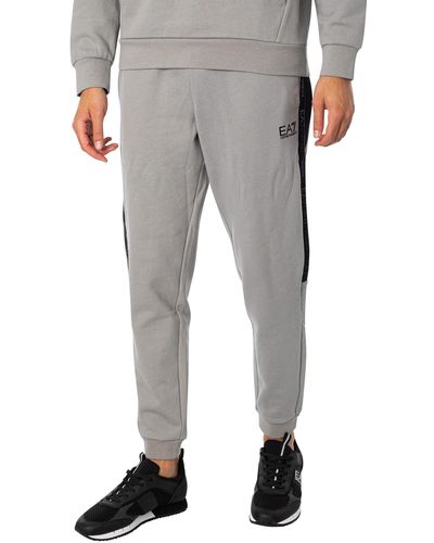 EA7 Logo Sweatpants - Gray