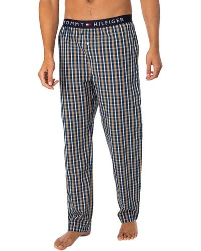 Tommy Hilfiger Woven Printed Pajama Bottoms - Gray