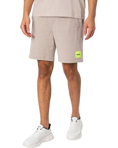 HUGO Diz222 Sweat Shorts - Natural