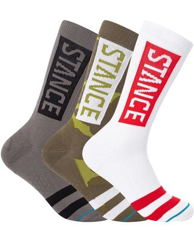 Stance 3 Pack Casual The Og Socks - Multicolor